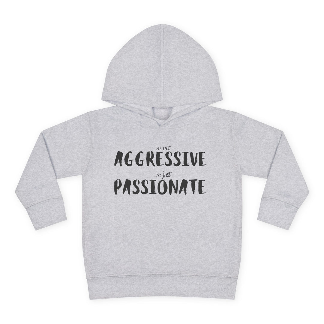 Passionate toddler hoodie breaking stereotypes in fashion for kids