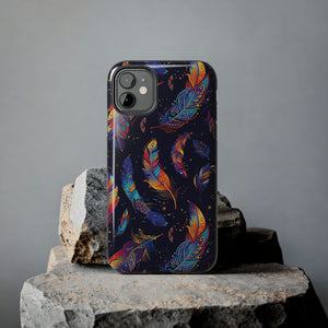 Native American Feather Tough Phone Case – Tribal Protection with Meaning for iPhone & Samsung