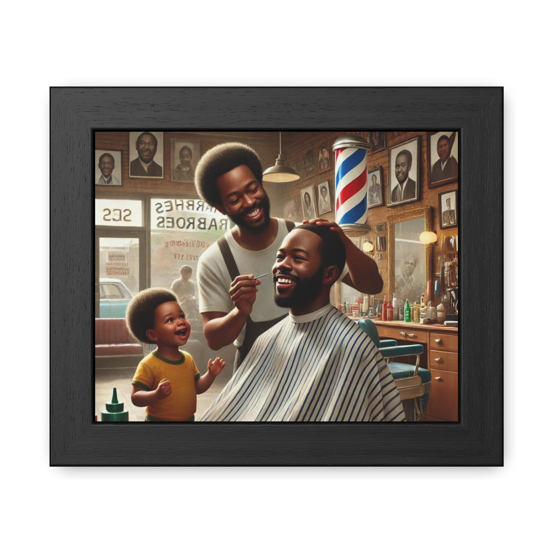 Barbershop Legacy - Traditional barber chair in vintage barbershop setting