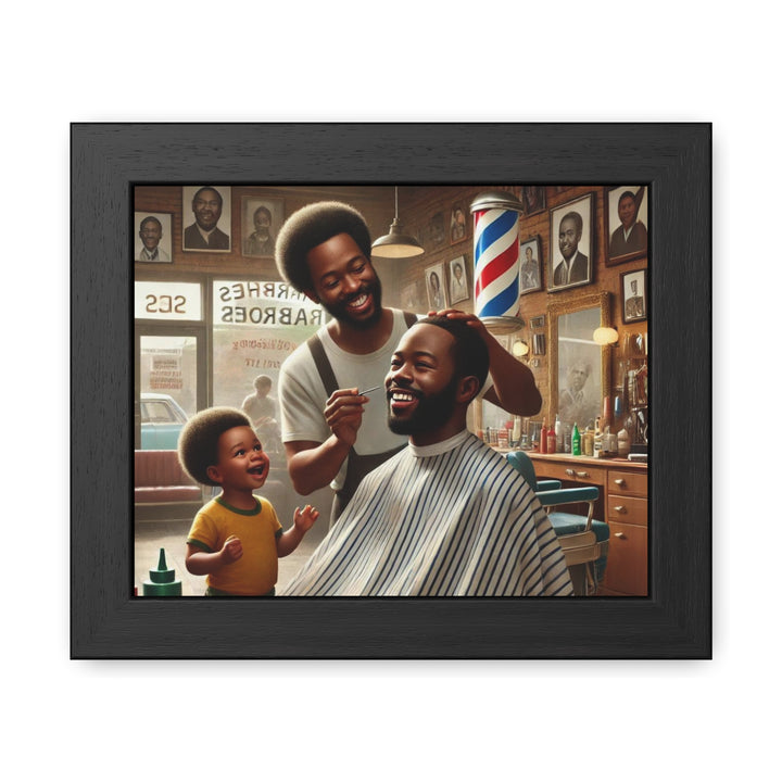 Barbershop Legacy - Traditional barber chair in vintage barbershop setting