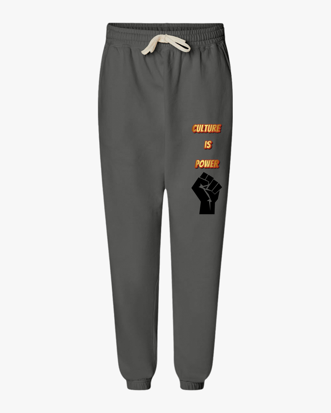 Culture is Power Unisex Fleece Joggers.