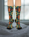 Afro - Native Heritage Socks - MKCM Modern Designs