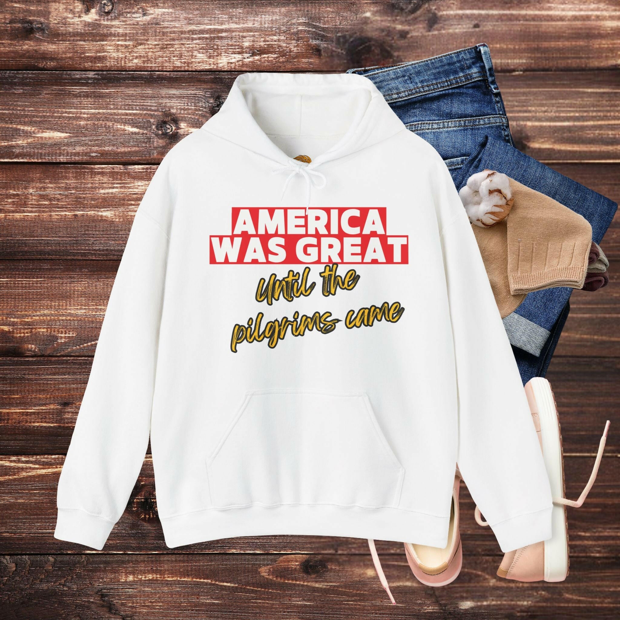 'America Was Great' Men's Hoodie - MKCM Modern Designs