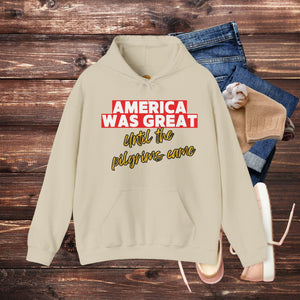 'America Was Great' Men's Hoodie - MKCM Modern Designs