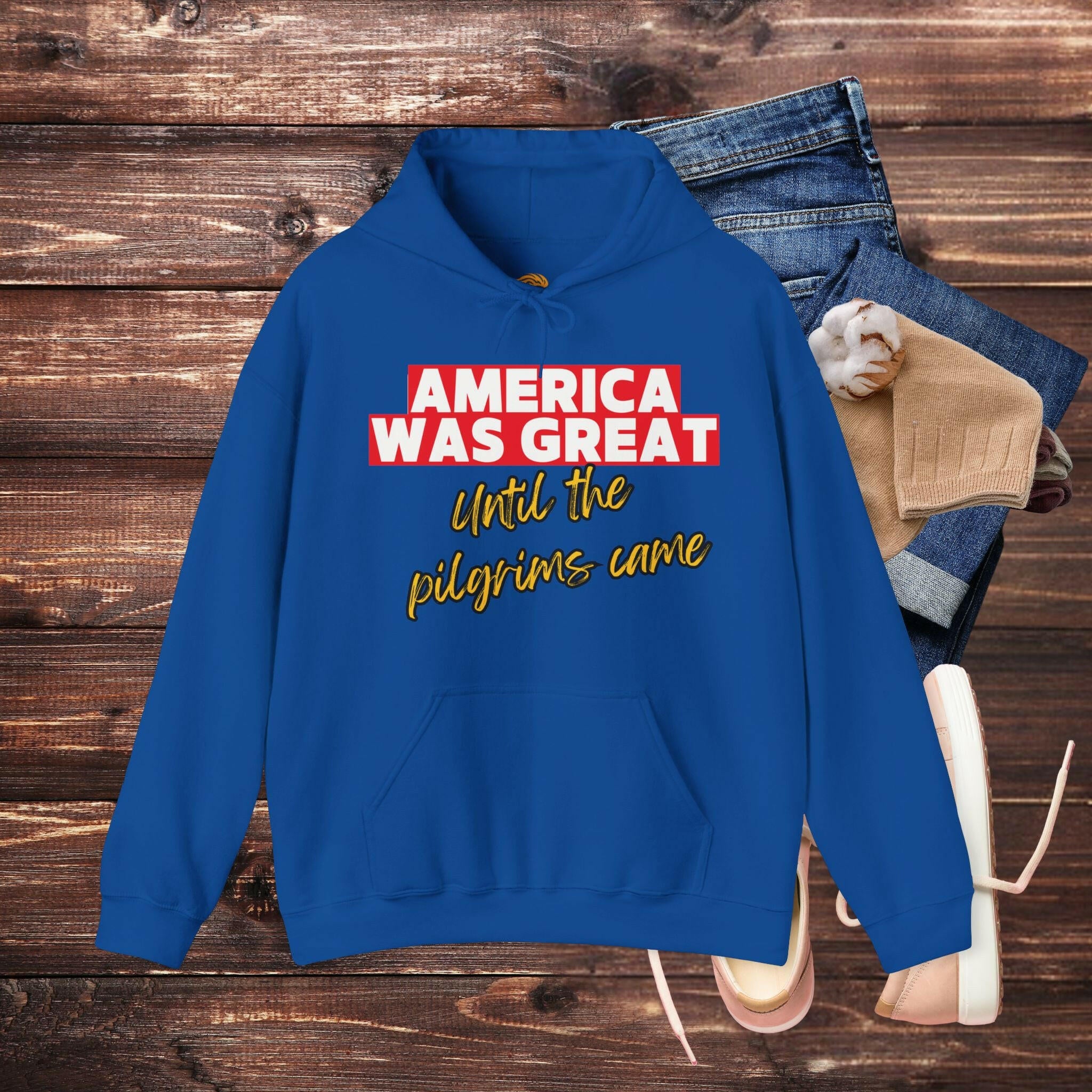 'America Was Great' Men's Hoodie - MKCM Modern Designs