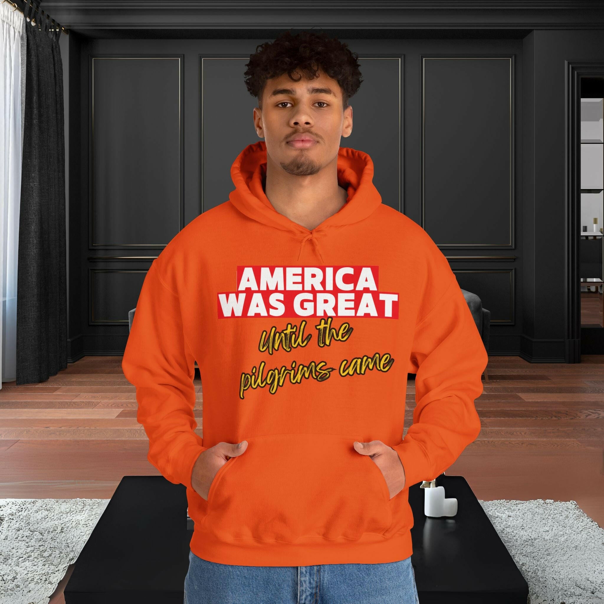 'America Was Great' Men's Hoodie - MKCM Modern Designs