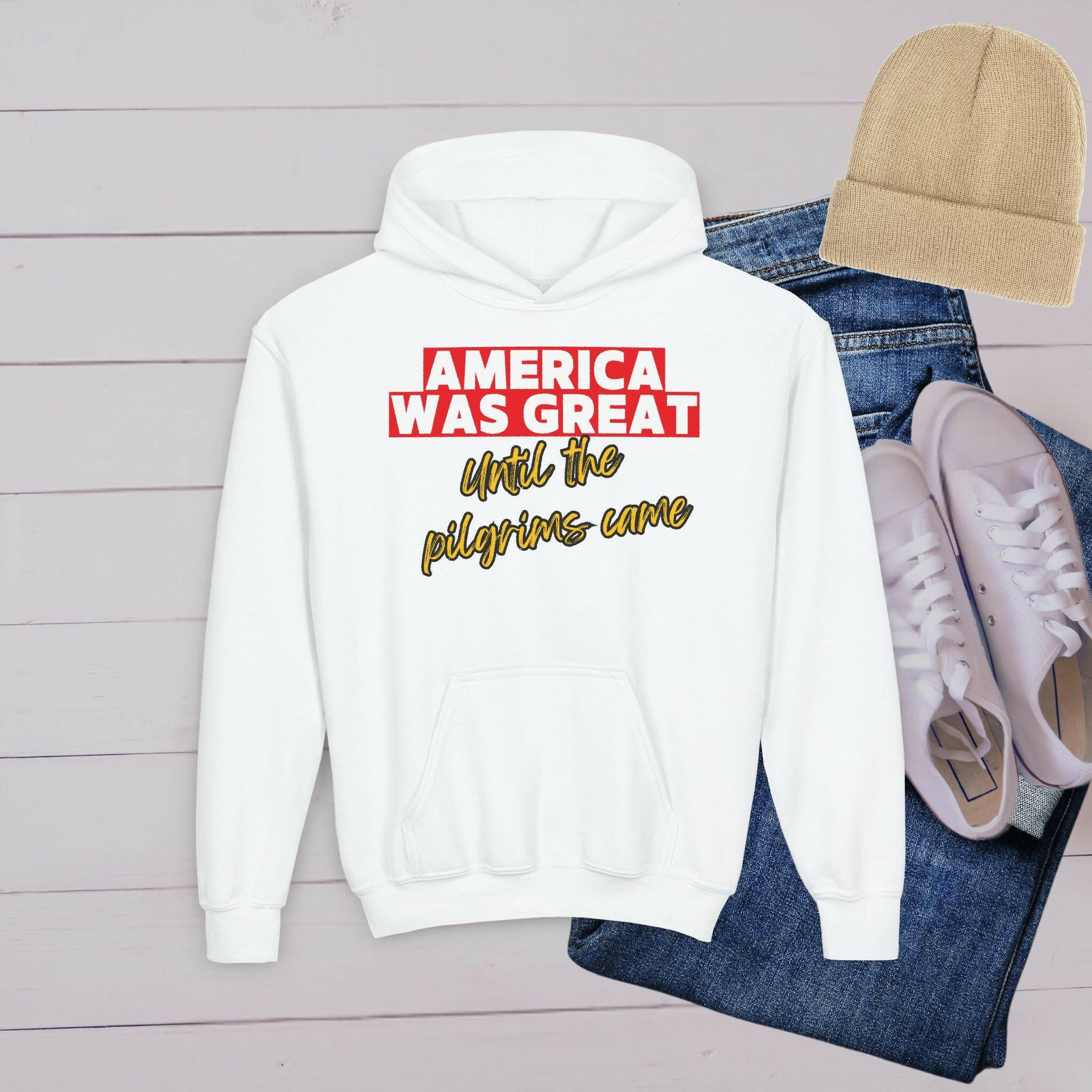 'America Was Great’ Youth Hoodie - MKCM Modern Designs