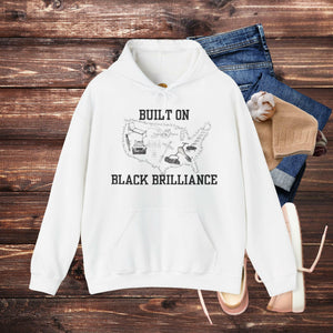 'Black Brilliance' Men's Hoodie - MKCM Modern Designs