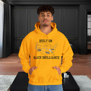 'Black Brilliance' Men's Hoodie - MKCM Modern Designs