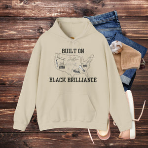 'Black Brilliance' Men's Hoodie - MKCM Modern Designs