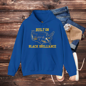 'Black Brilliance' Men's Hoodie - MKCM Modern Designs