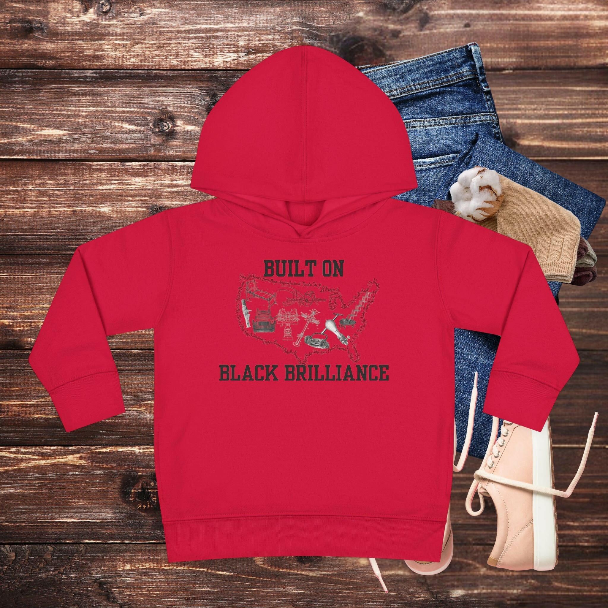 'BLACK Brilliance' Toddler Hoodie - MKCM Modern Designs