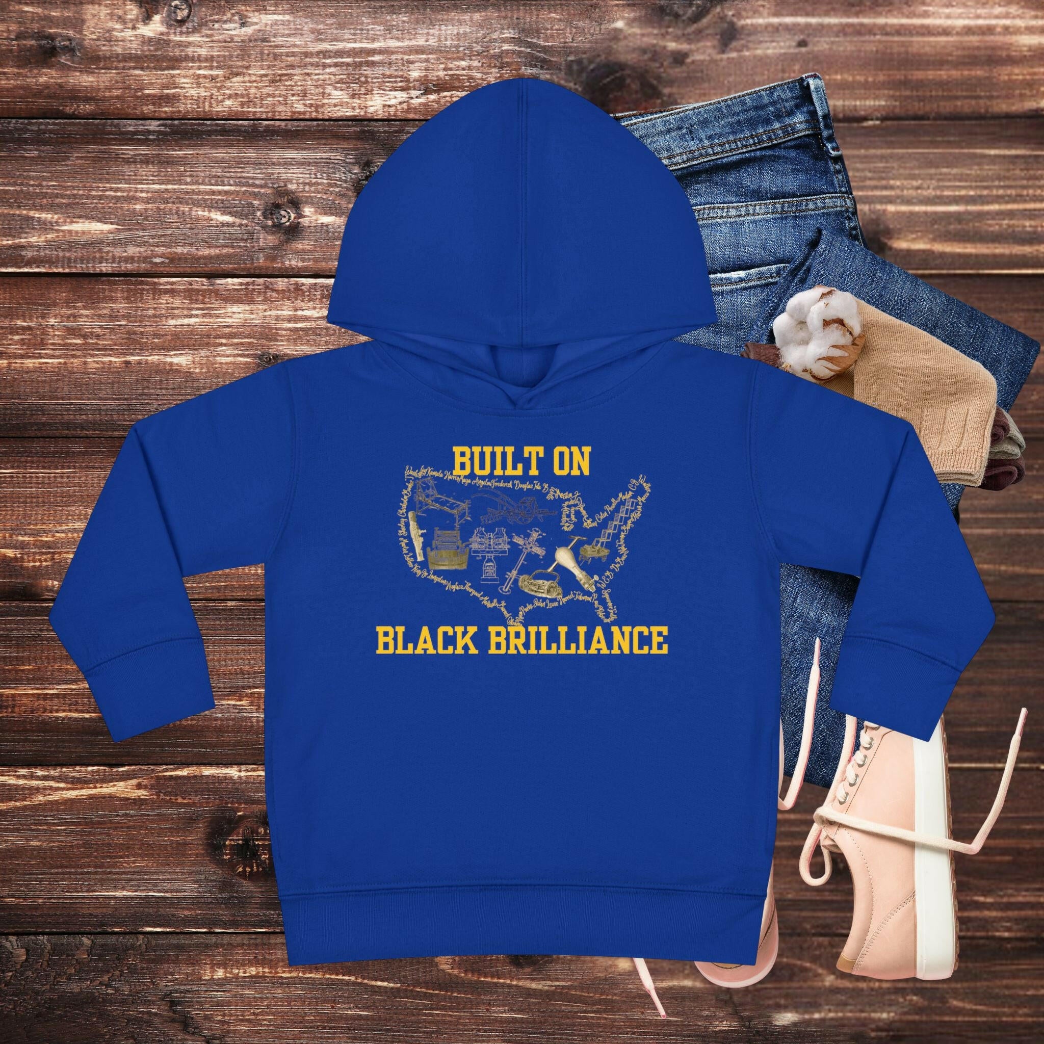 'BLACK Brilliance' Toddler Hoodie - MKCM Modern Designs