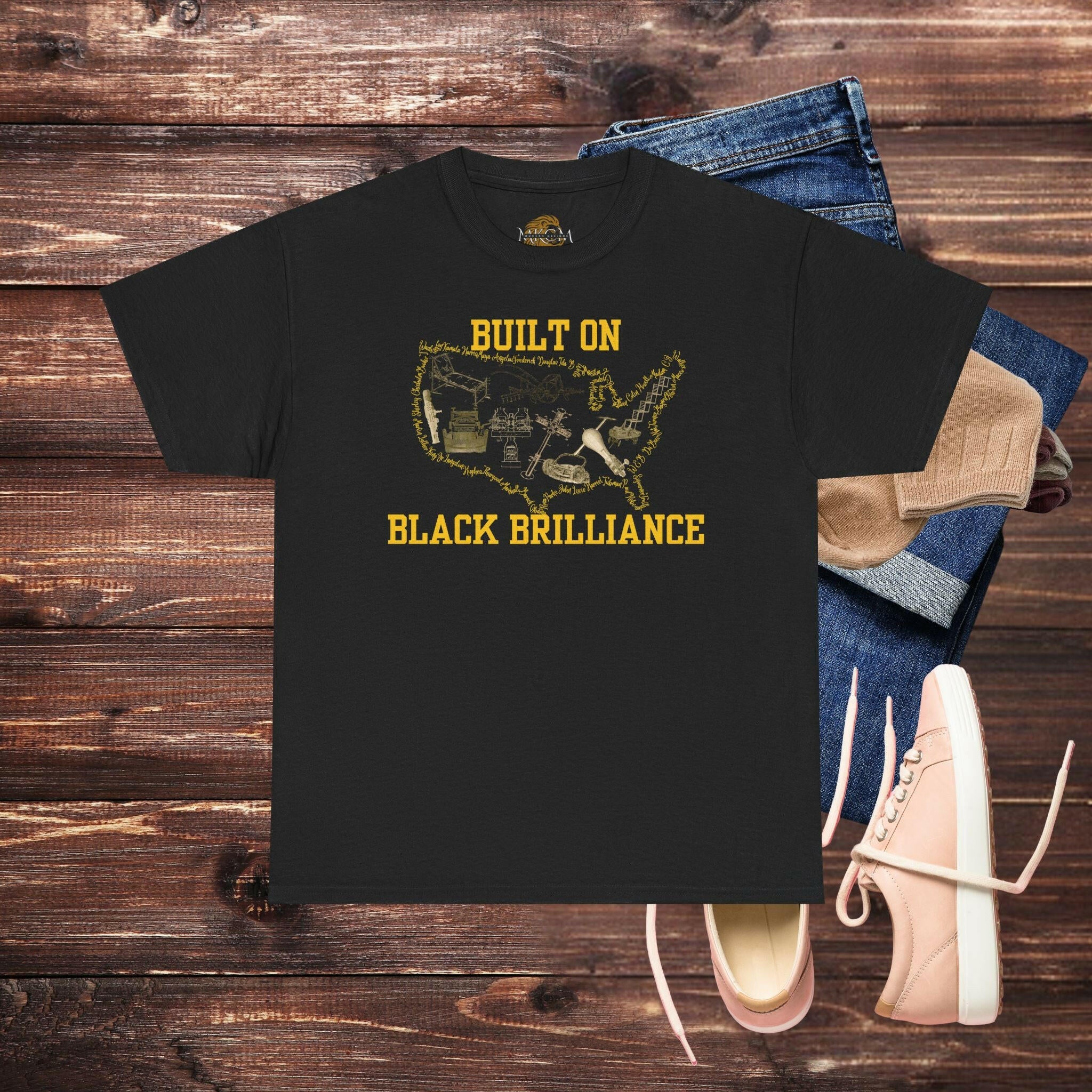 ‘Black Brilliance' Women's Tee - MKCM Modern Designs