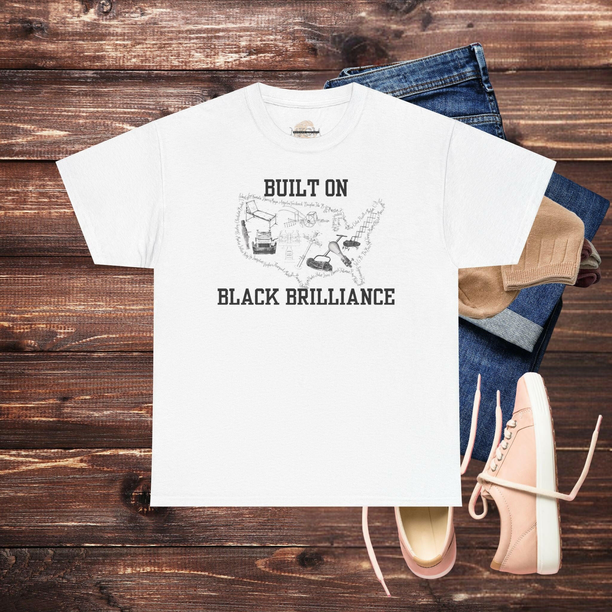 ‘Black Brilliance' Women's Tee - MKCM Modern Designs