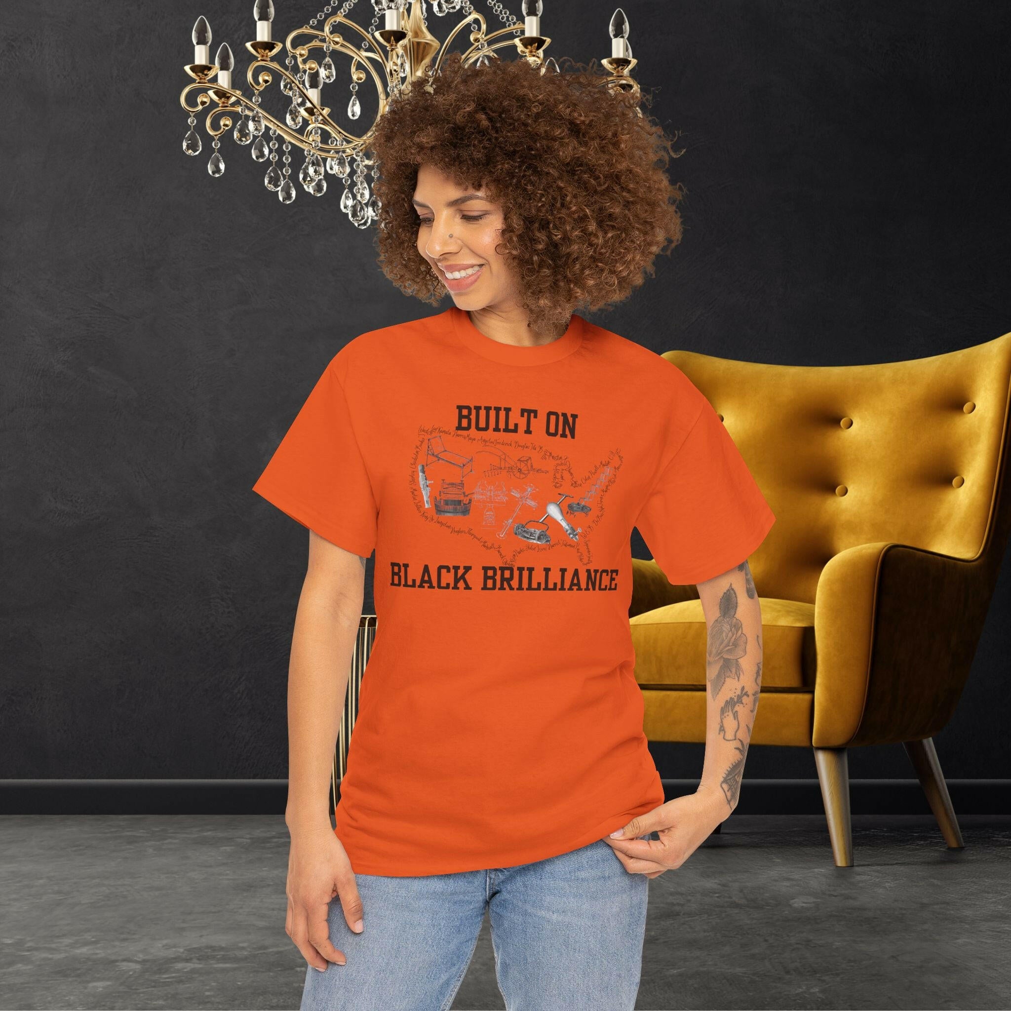 ‘Black Brilliance' Women's Tee - MKCM Modern Designs