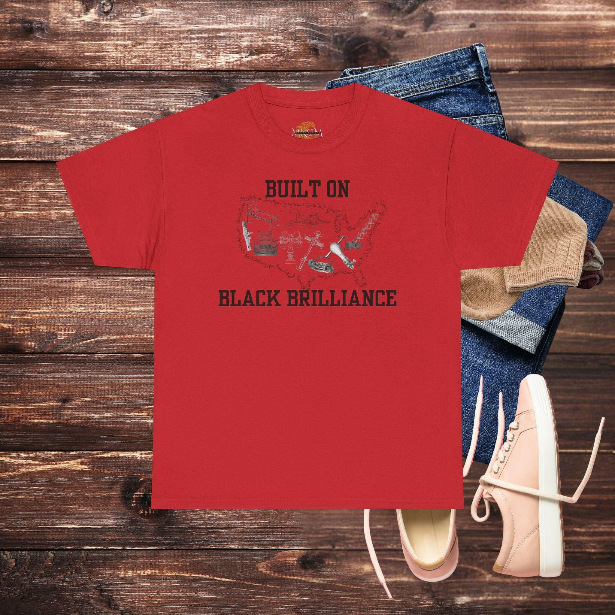 ‘Black Brilliance' Women's Tee - MKCM Modern Designs