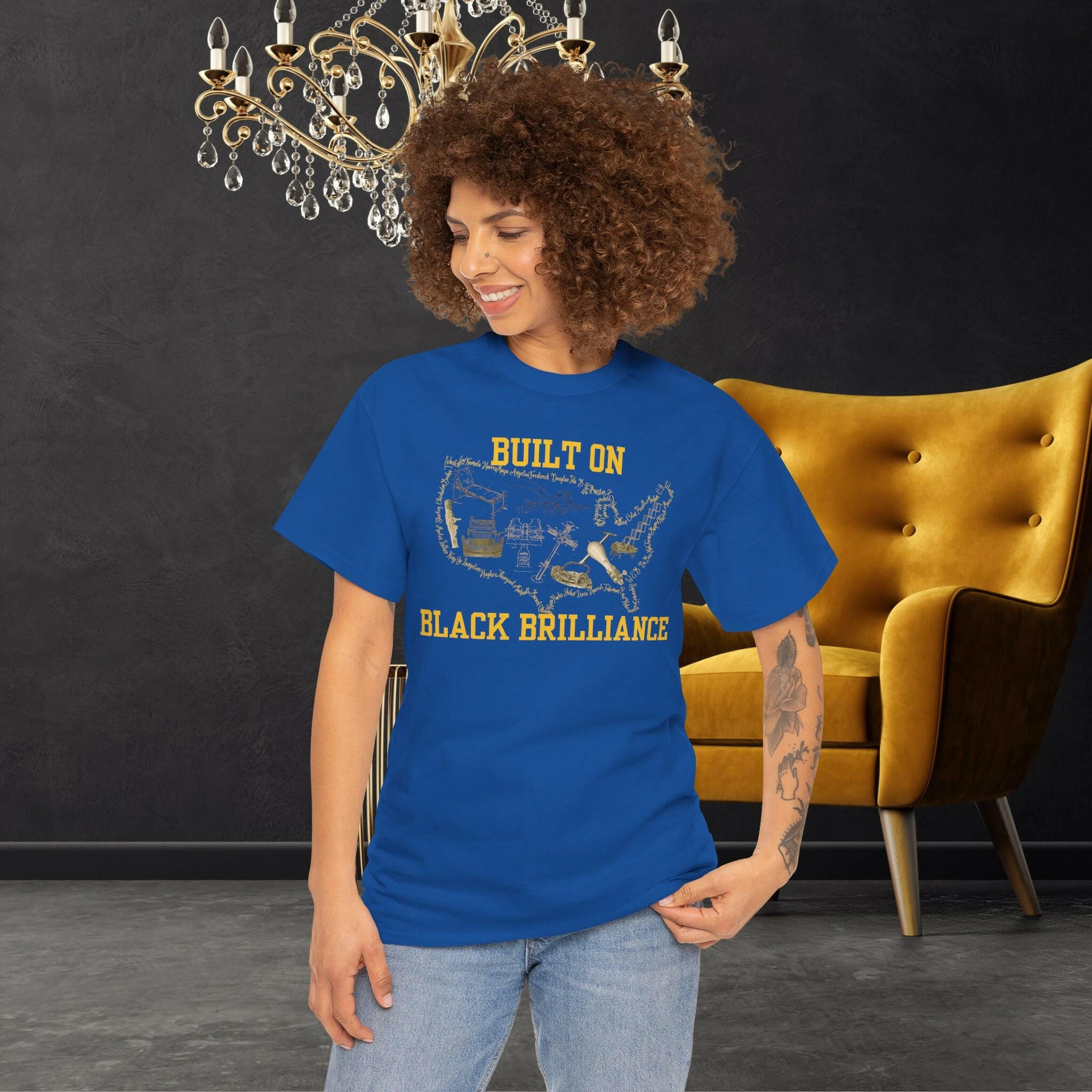 ‘Black Brilliance' Women's Tee - MKCM Modern Designs