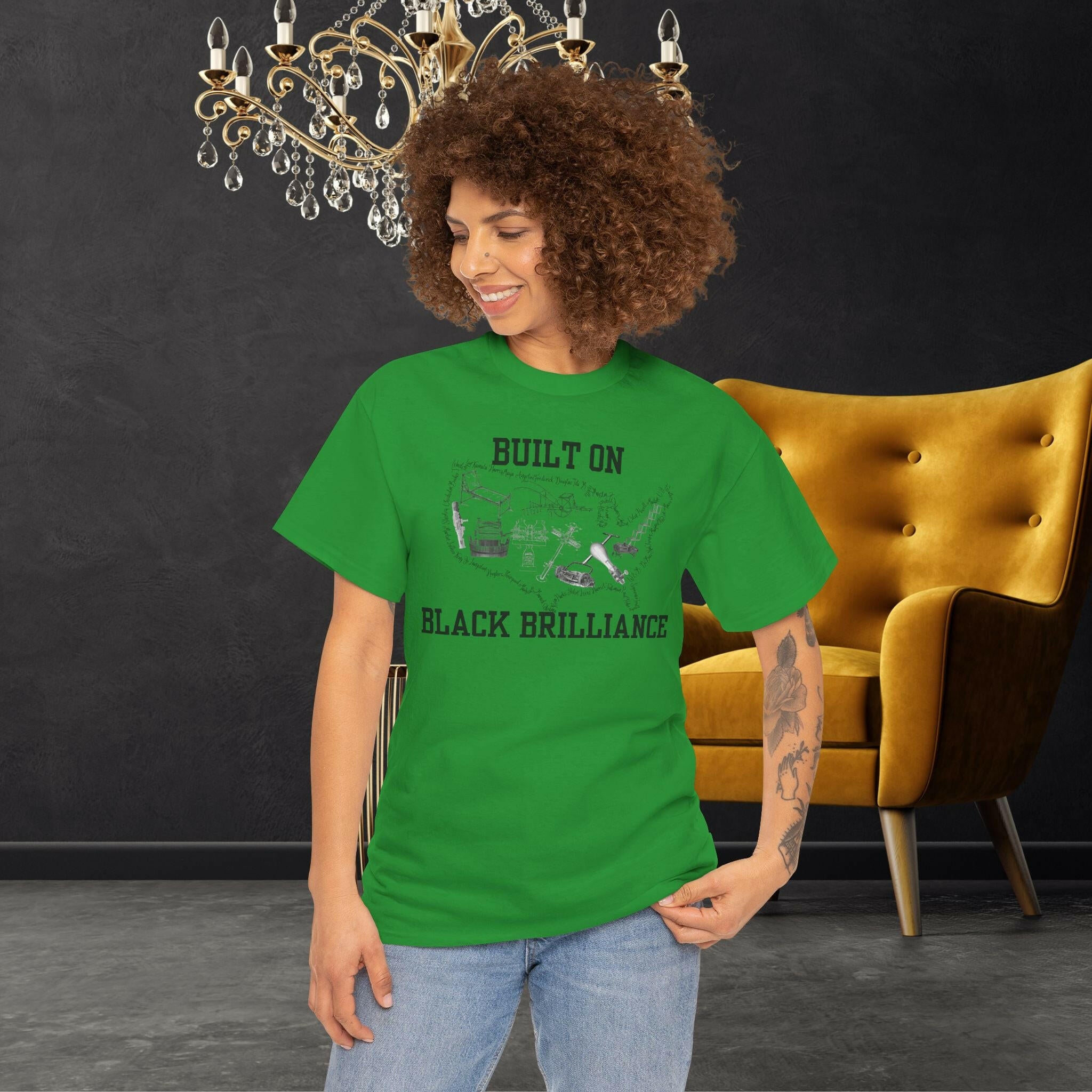 ‘Black Brilliance' Women's Tee - MKCM Modern Designs