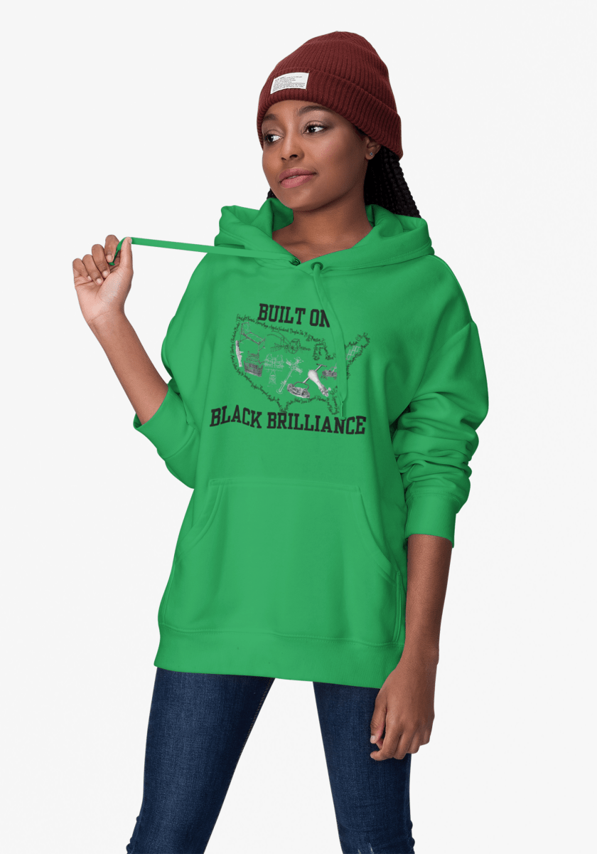 'Black Brilliance’ Youth Hoodie - MKCM Modern Designs