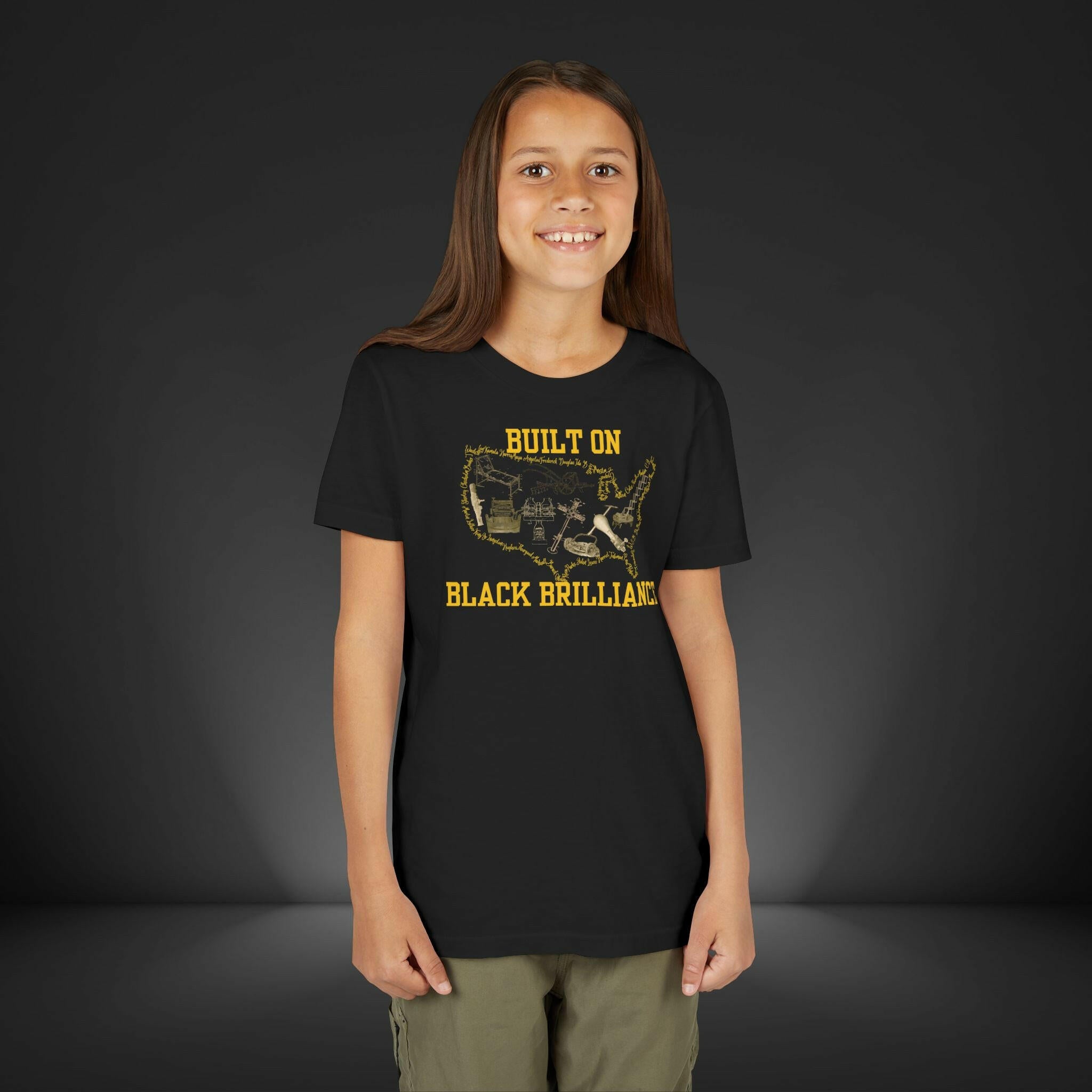 'BLACK Brilliance' Youth Shirt - MKCM Modern Designs