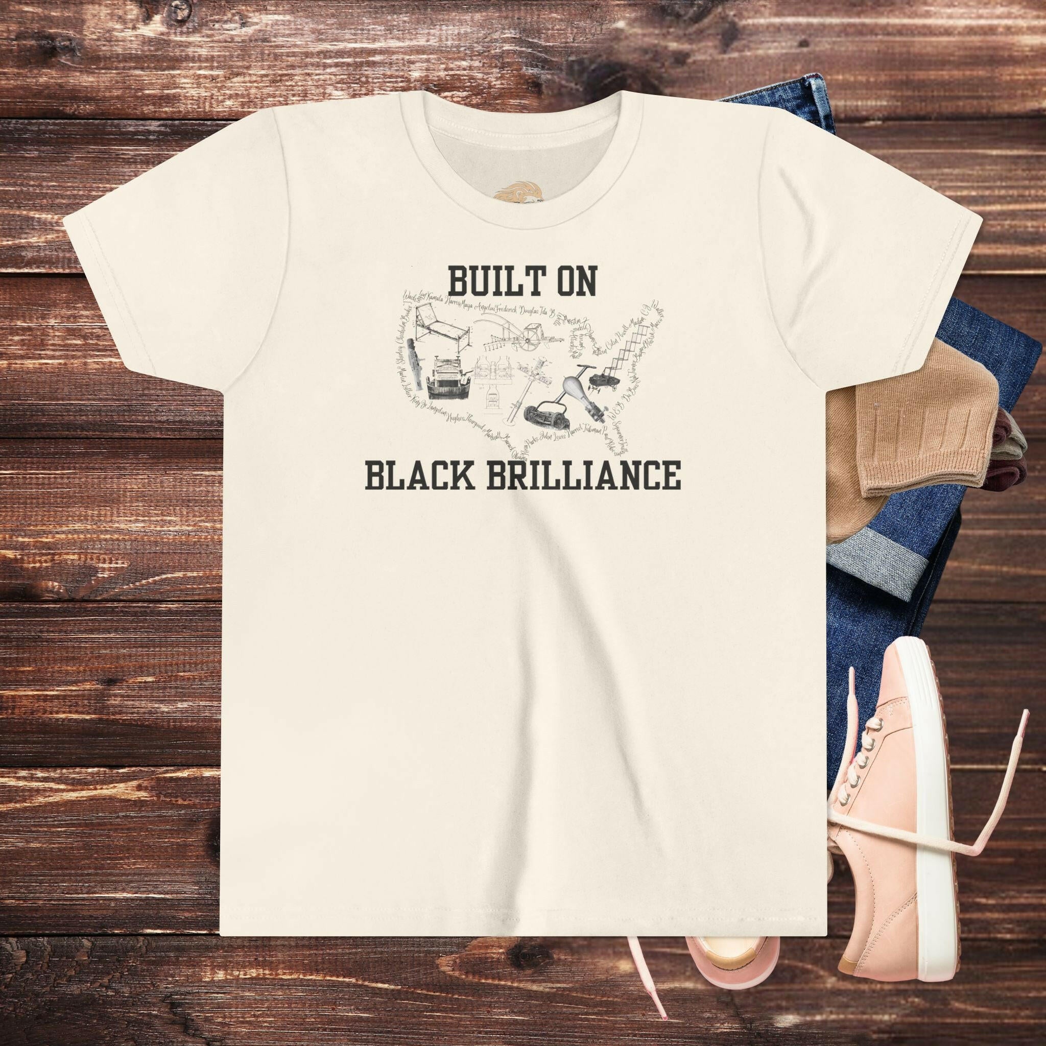 'BLACK Brilliance' Youth Shirt - MKCM Modern Designs