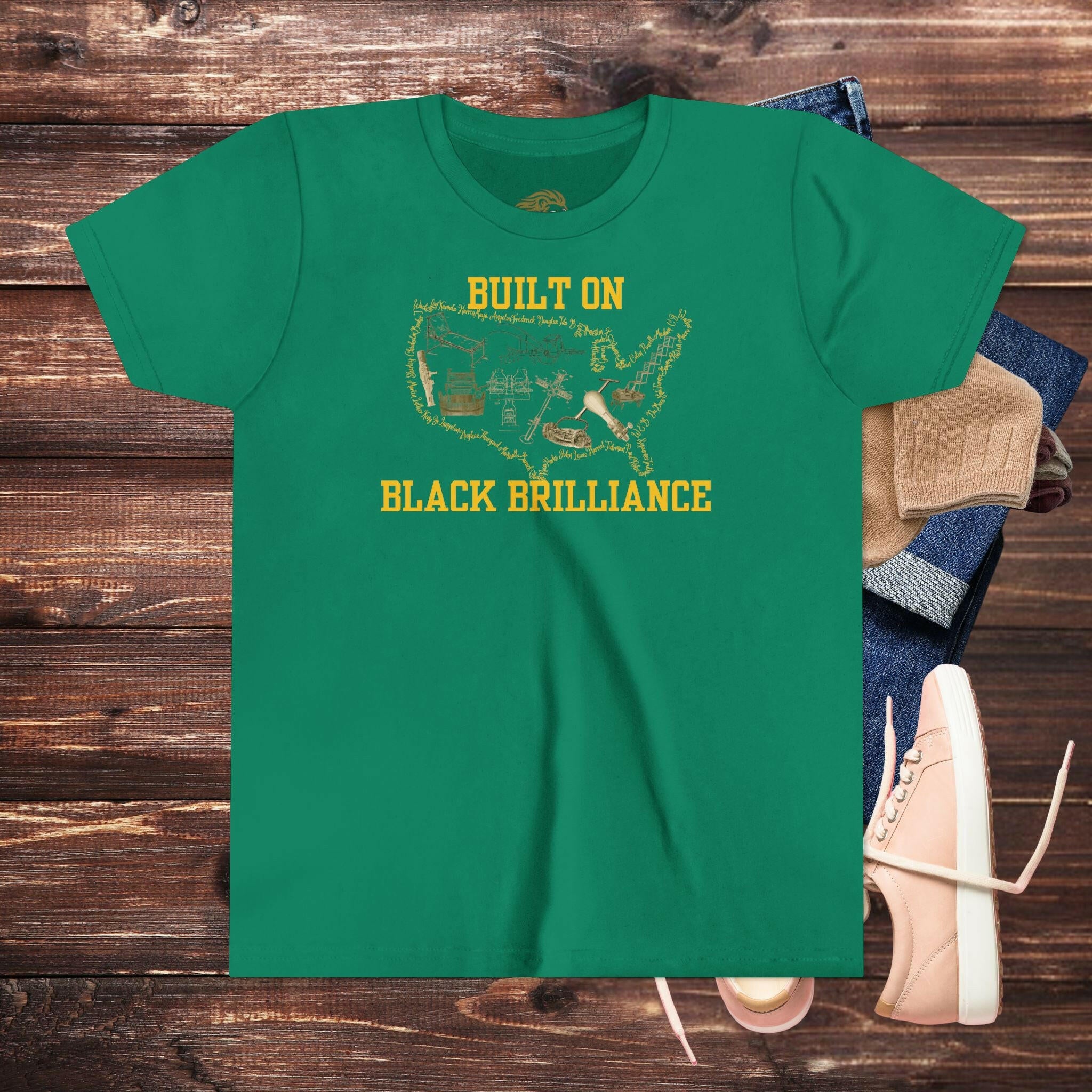 'BLACK Brilliance' Youth Shirt - MKCM Modern Designs