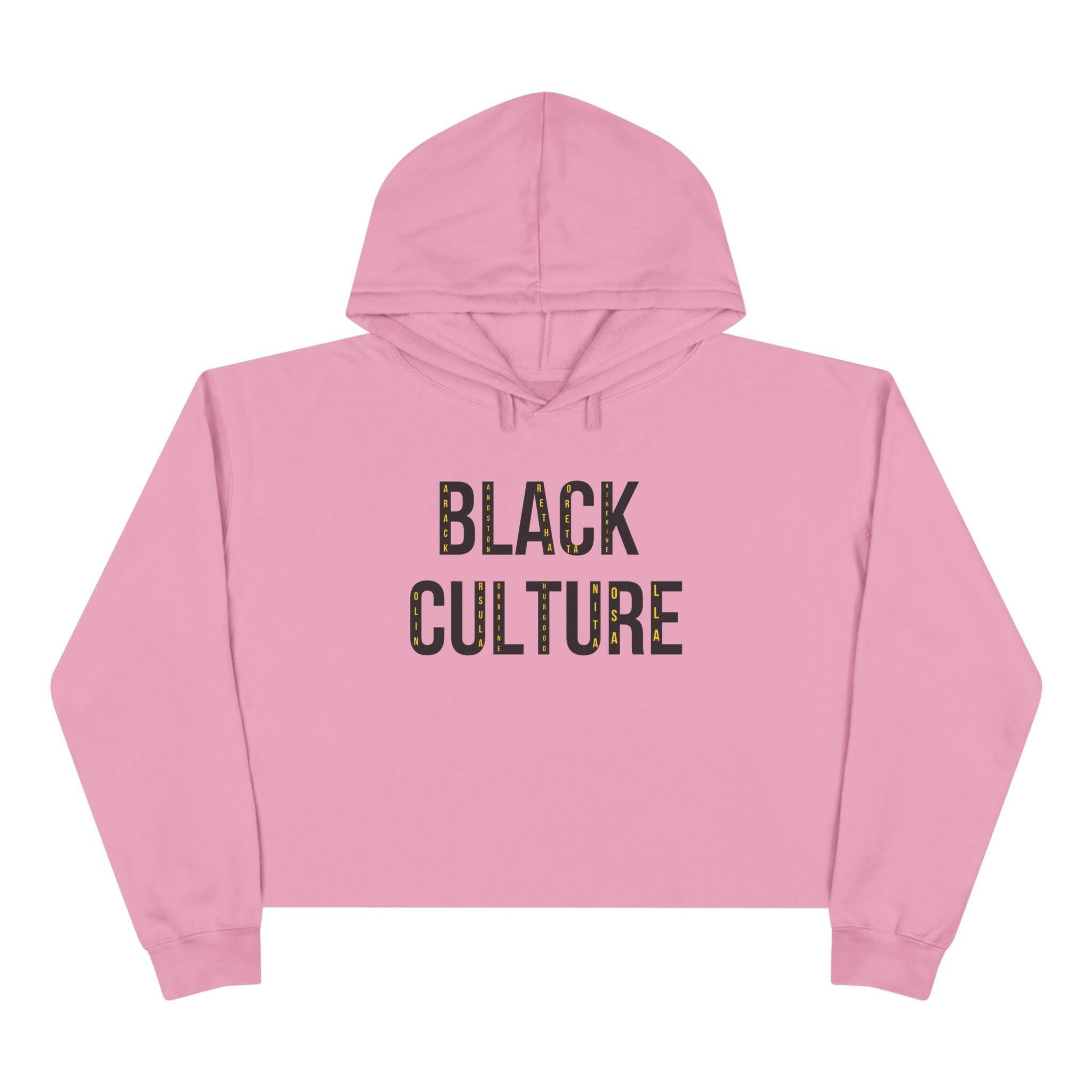 'Black Culture' Crop Hoodie - MKCM Modern Designs