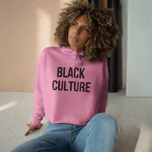 'Black Culture' Crop Hoodie - MKCM Modern Designs