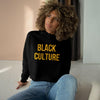 'Black Culture' Crop Hoodie - MKCM Modern Designs