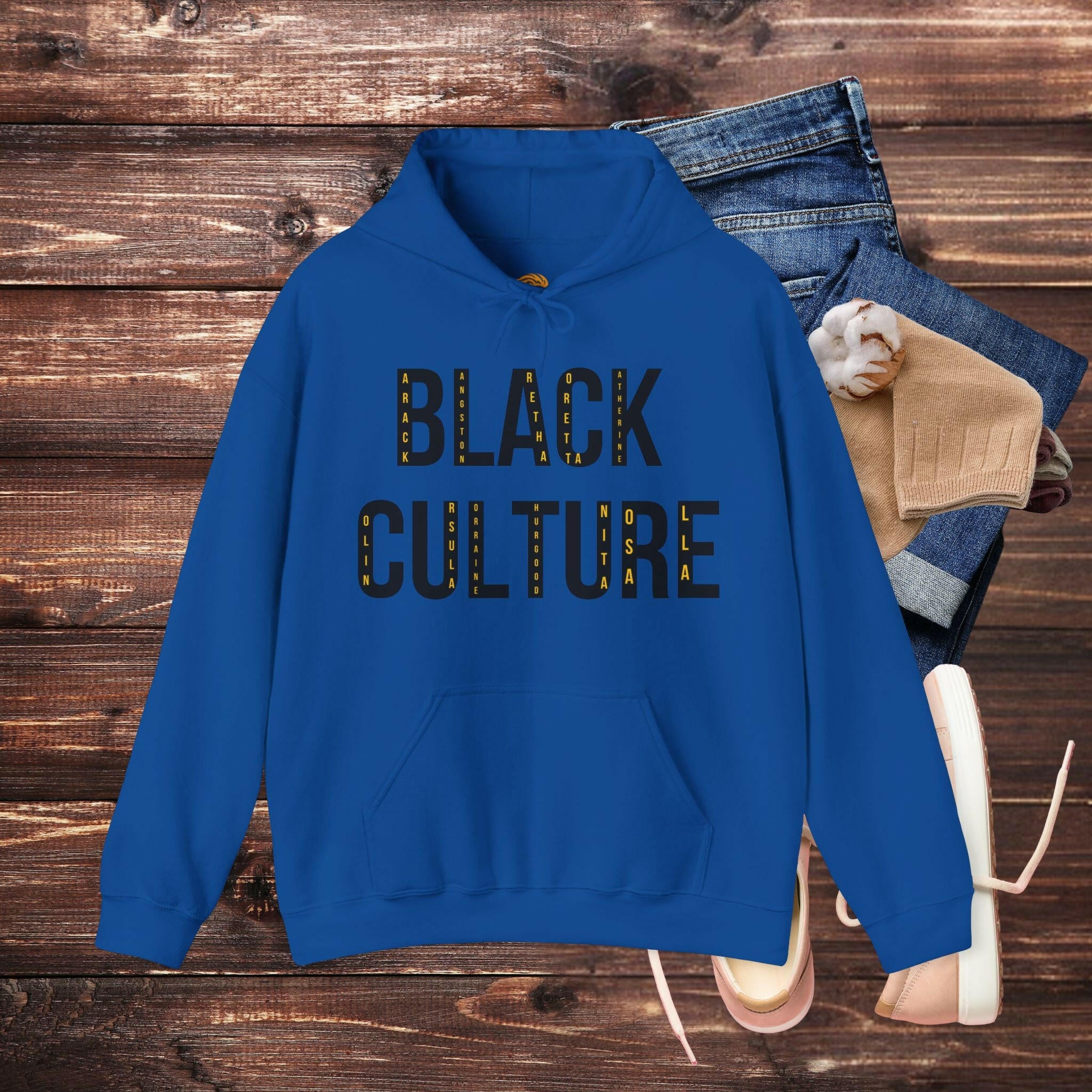 'BLACK Culture' Men's Hoodie - MKCM Modern Designs