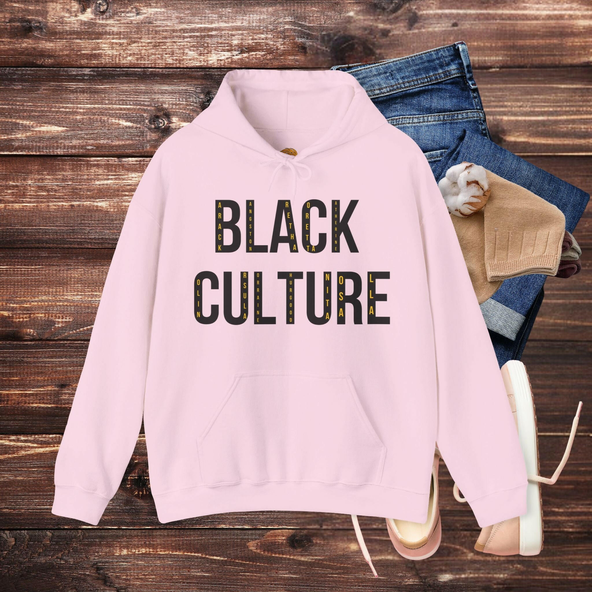 'BLACK Culture' Men's Hoodie - MKCM Modern Designs