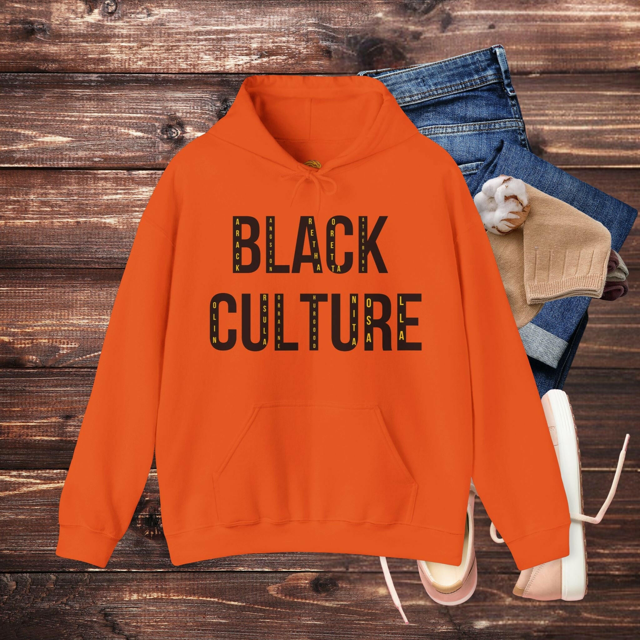 'BLACK Culture' Men's Hoodie - MKCM Modern Designs