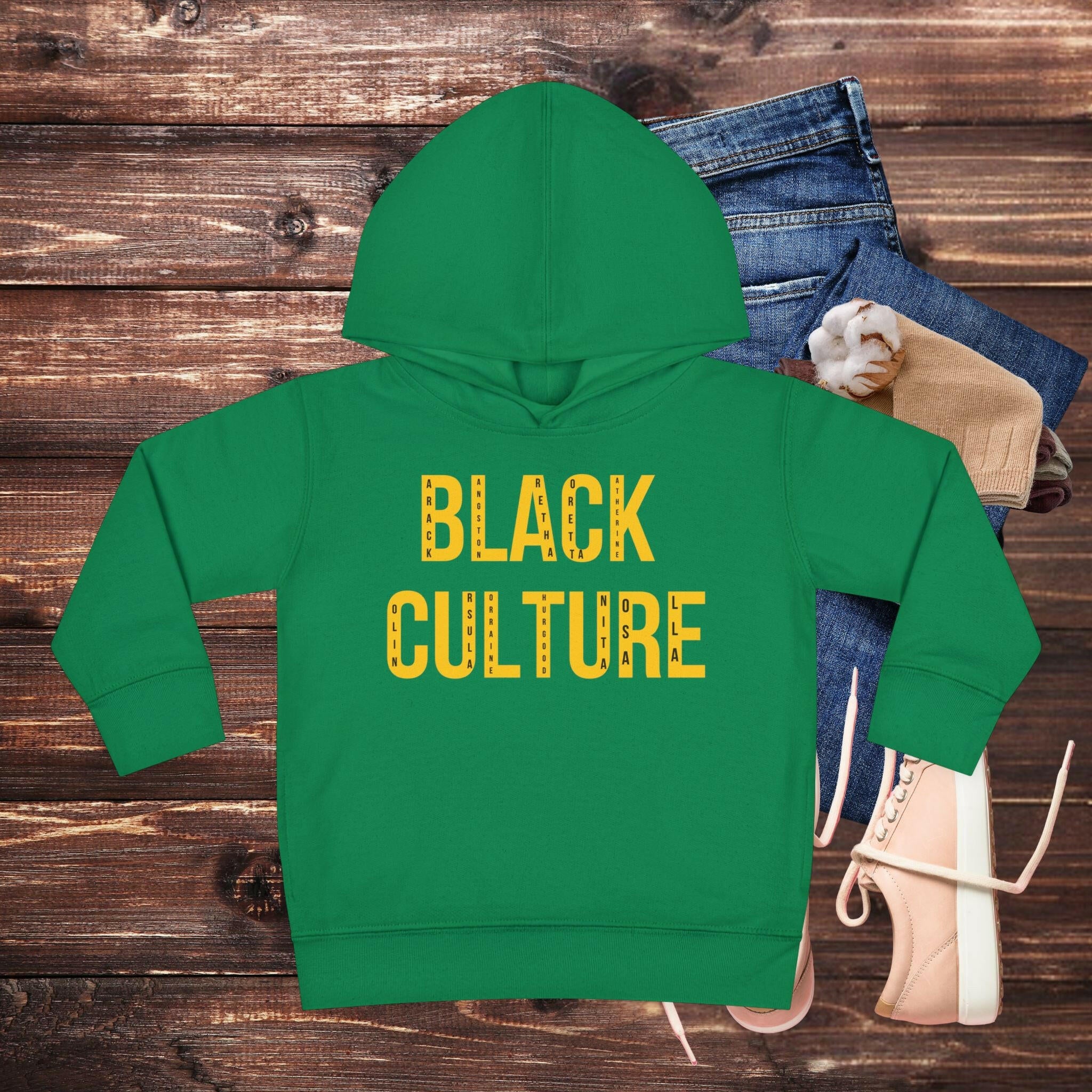 'BLACK Culture' Toddler Hoodie - MKCM Modern Designs