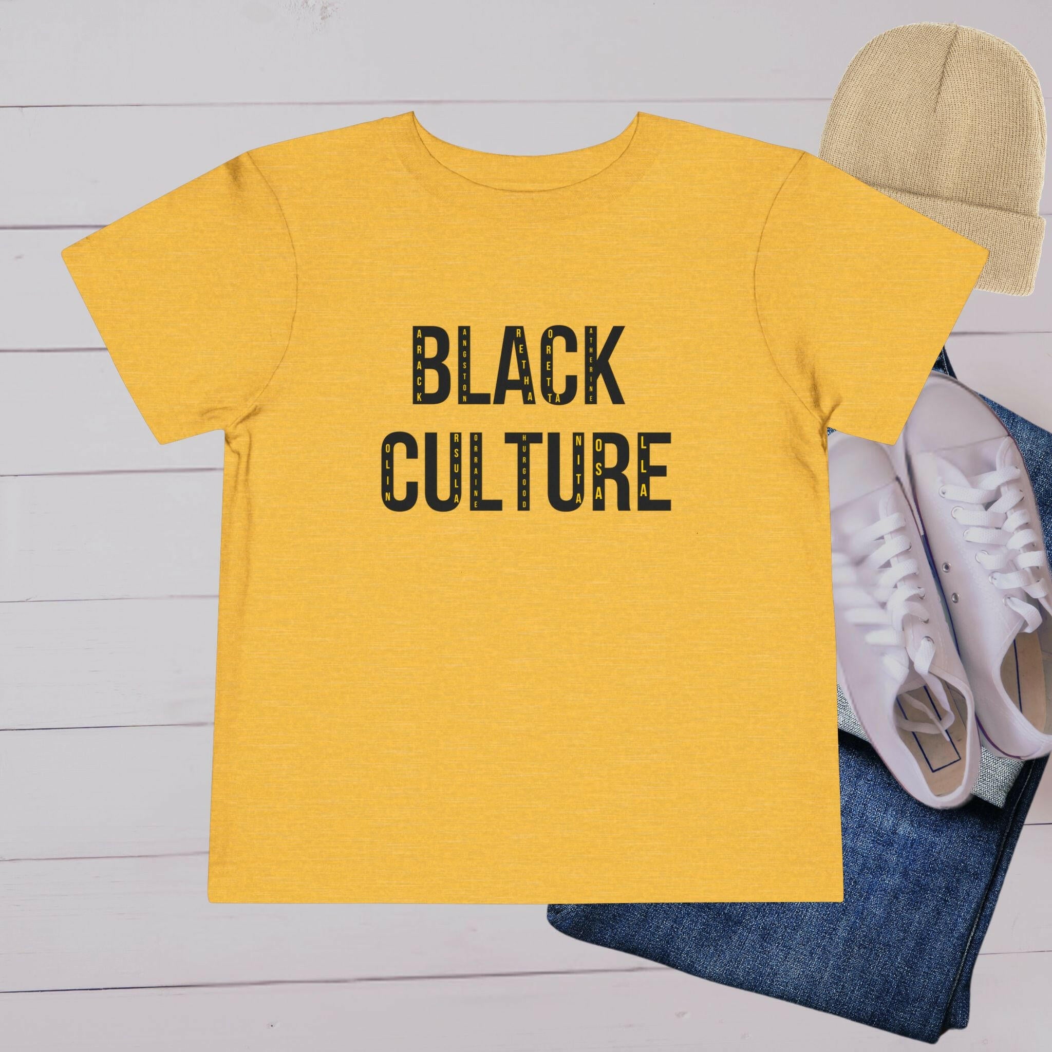 'BLACK Culture’ Toddler Tee - MKCM Modern Designs