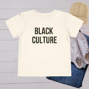 'BLACK Culture’ Toddler Tee - MKCM Modern Designs