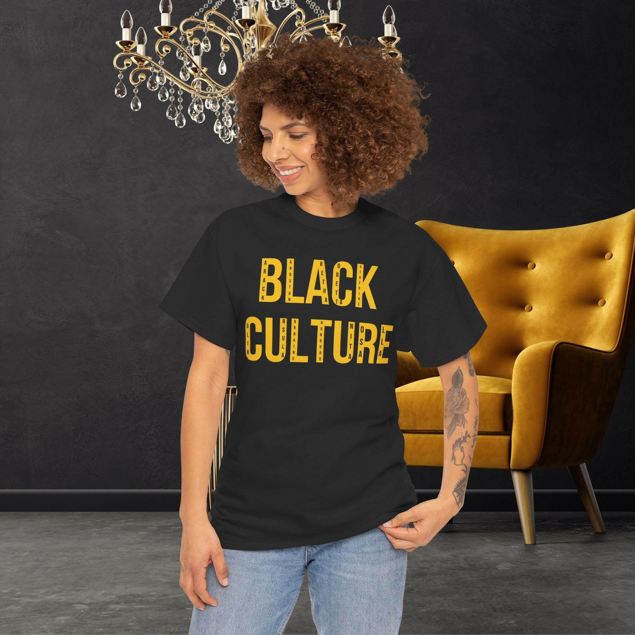 ‘Black Culture' Women's Tee - MKCM Modern Designs