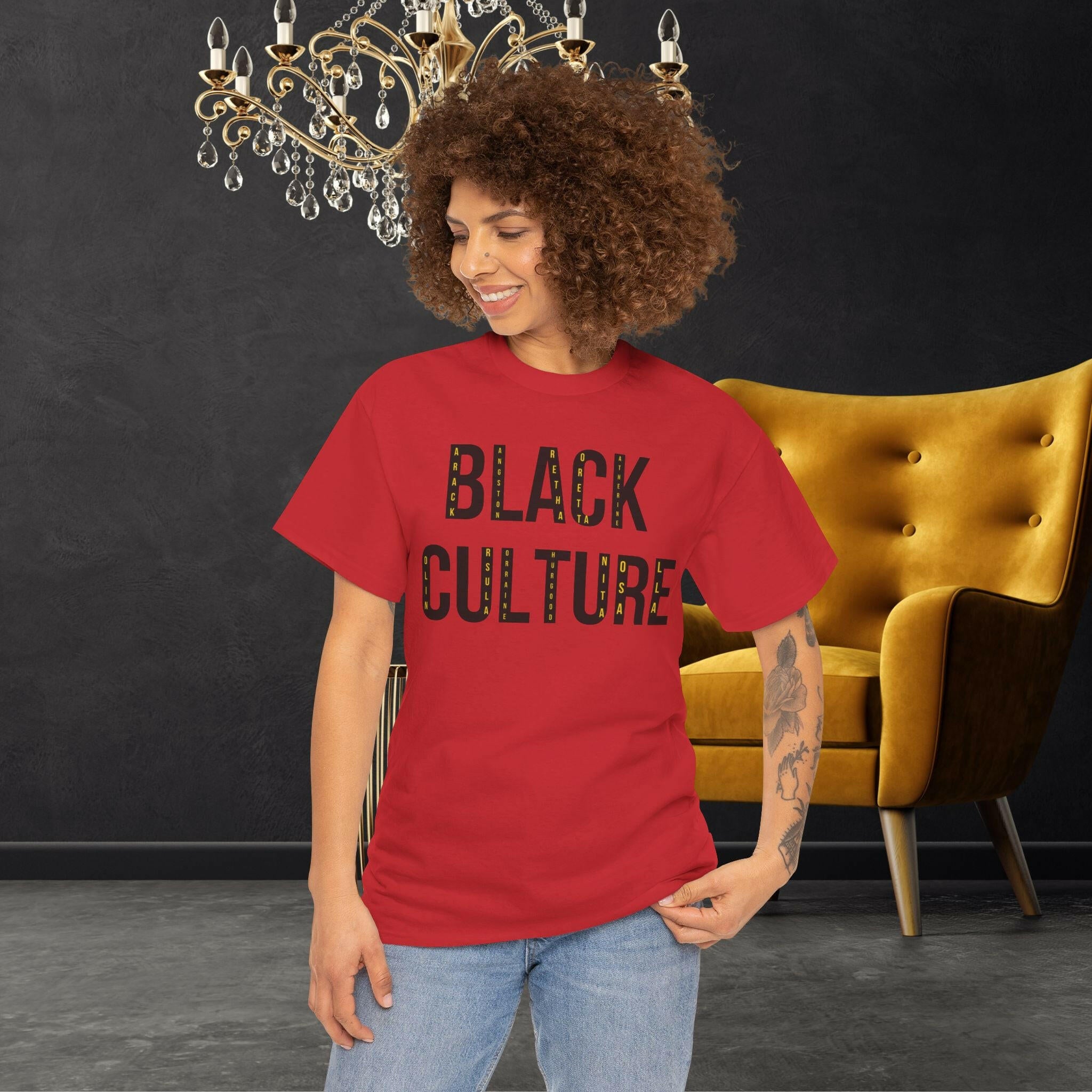 ‘Black Culture' Women's Tee - MKCM Modern Designs