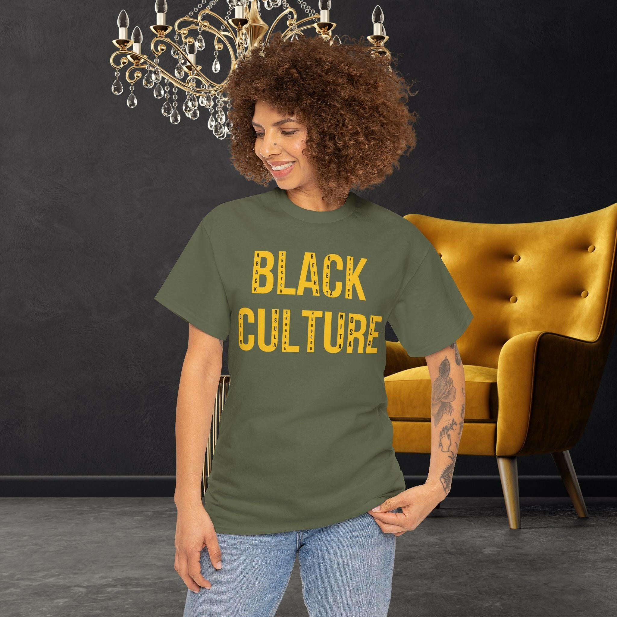 ‘Black Culture' Women's Tee - MKCM Modern Designs