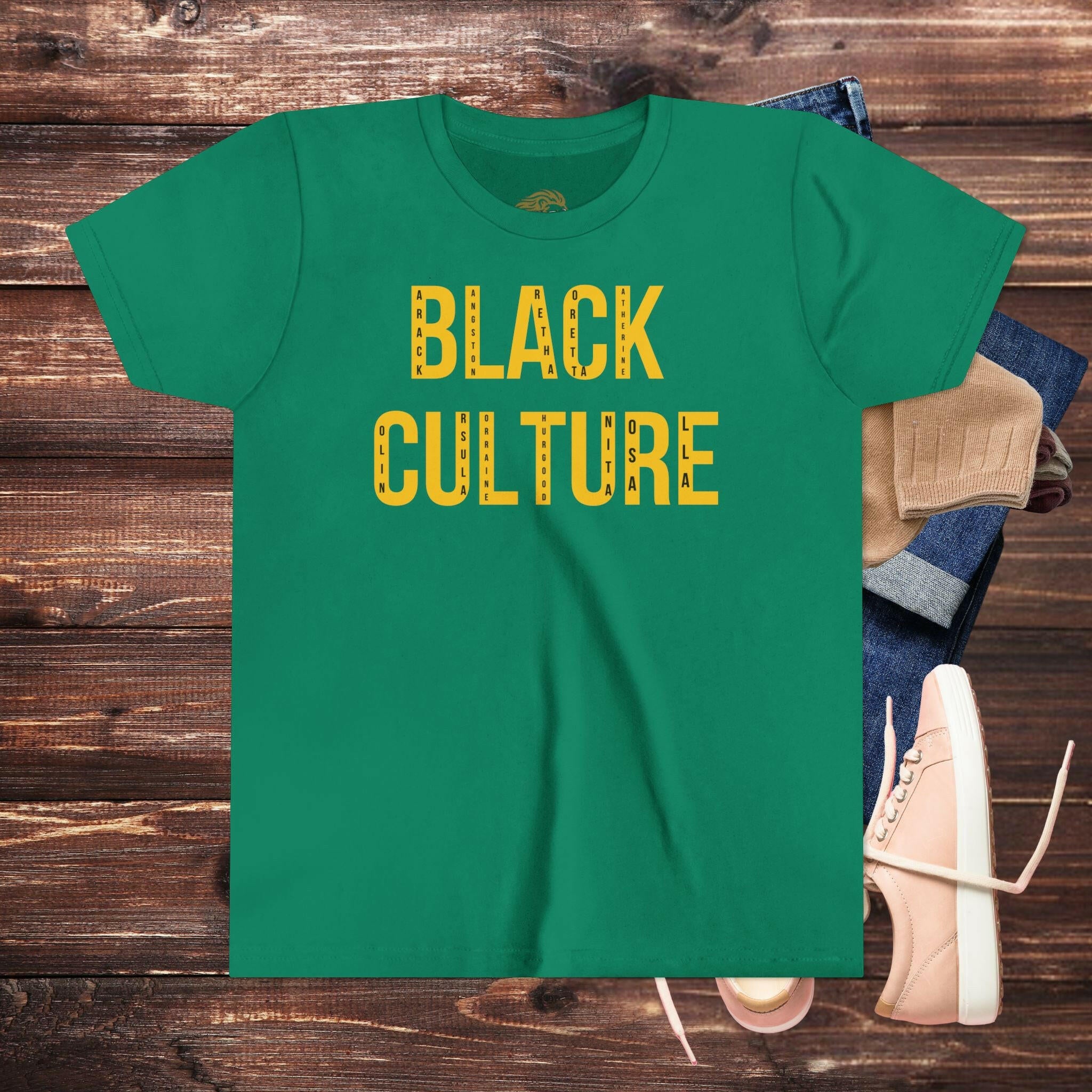 'BLACK Culture' Youth Shirt - MKCM Modern Designs