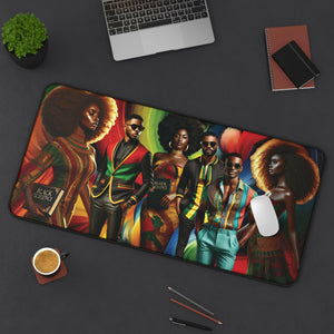 Black Excellence Desk Mat - MKCM Modern Designs