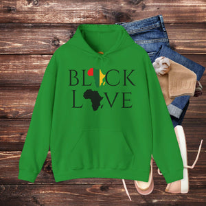 'Black Love' Men's Hoodie - MKCM Modern Designs