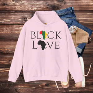 'Black Love' Men's Hoodie - MKCM Modern Designs