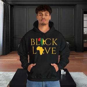 'Black Love' Men's Hoodie - MKCM Modern Designs