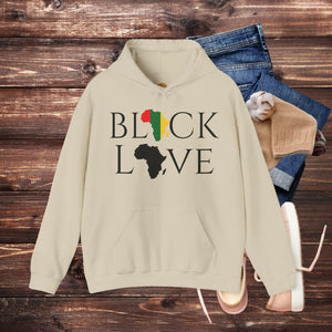 'Black Love' Men's Hoodie - MKCM Modern Designs