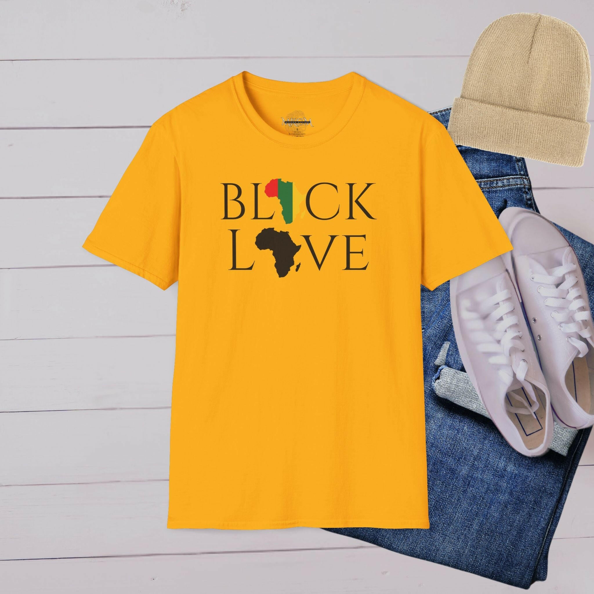 'Black Love' T-Shirt - MKCM Modern Designs