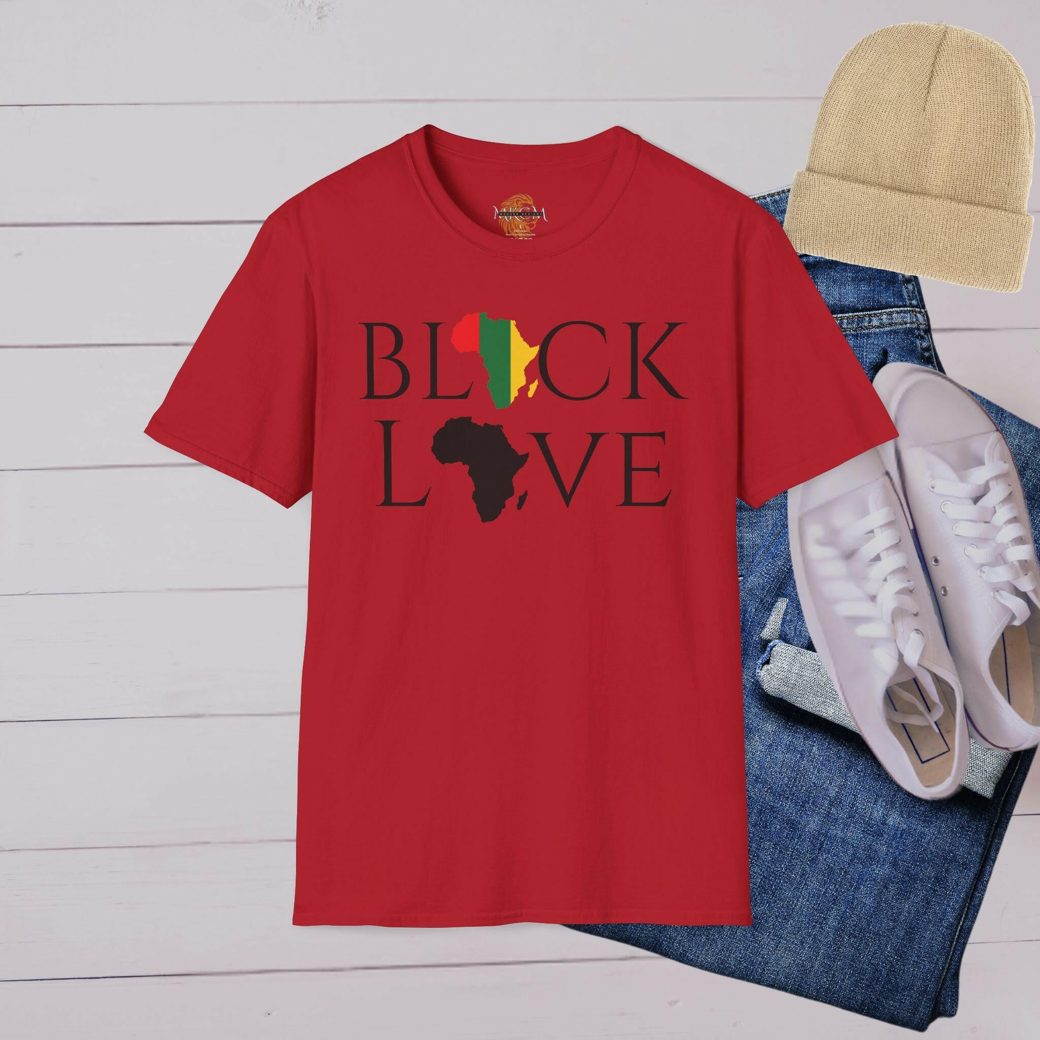 'Black Love' T-Shirt - MKCM Modern Designs