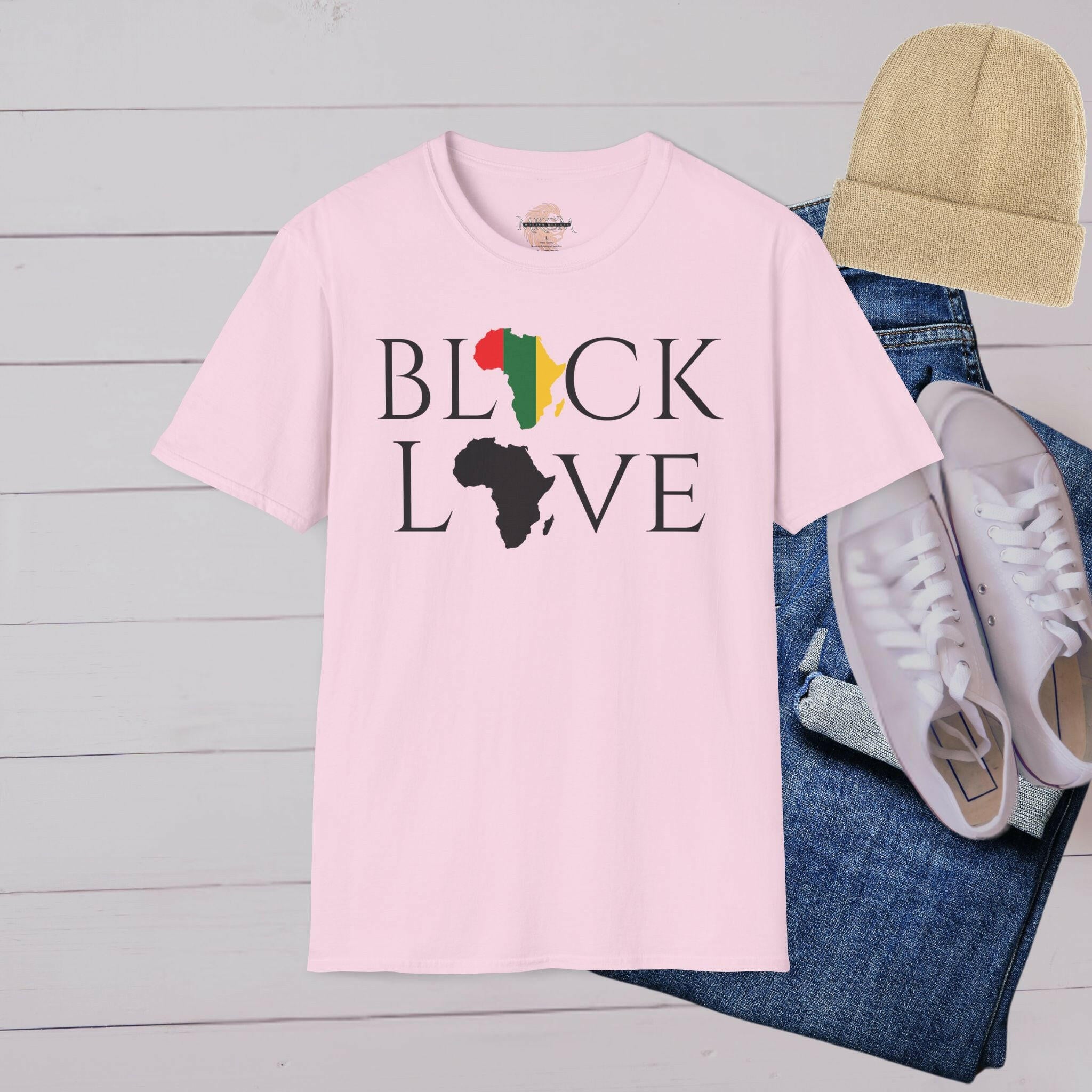 'Black Love' T-Shirt - MKCM Modern Designs