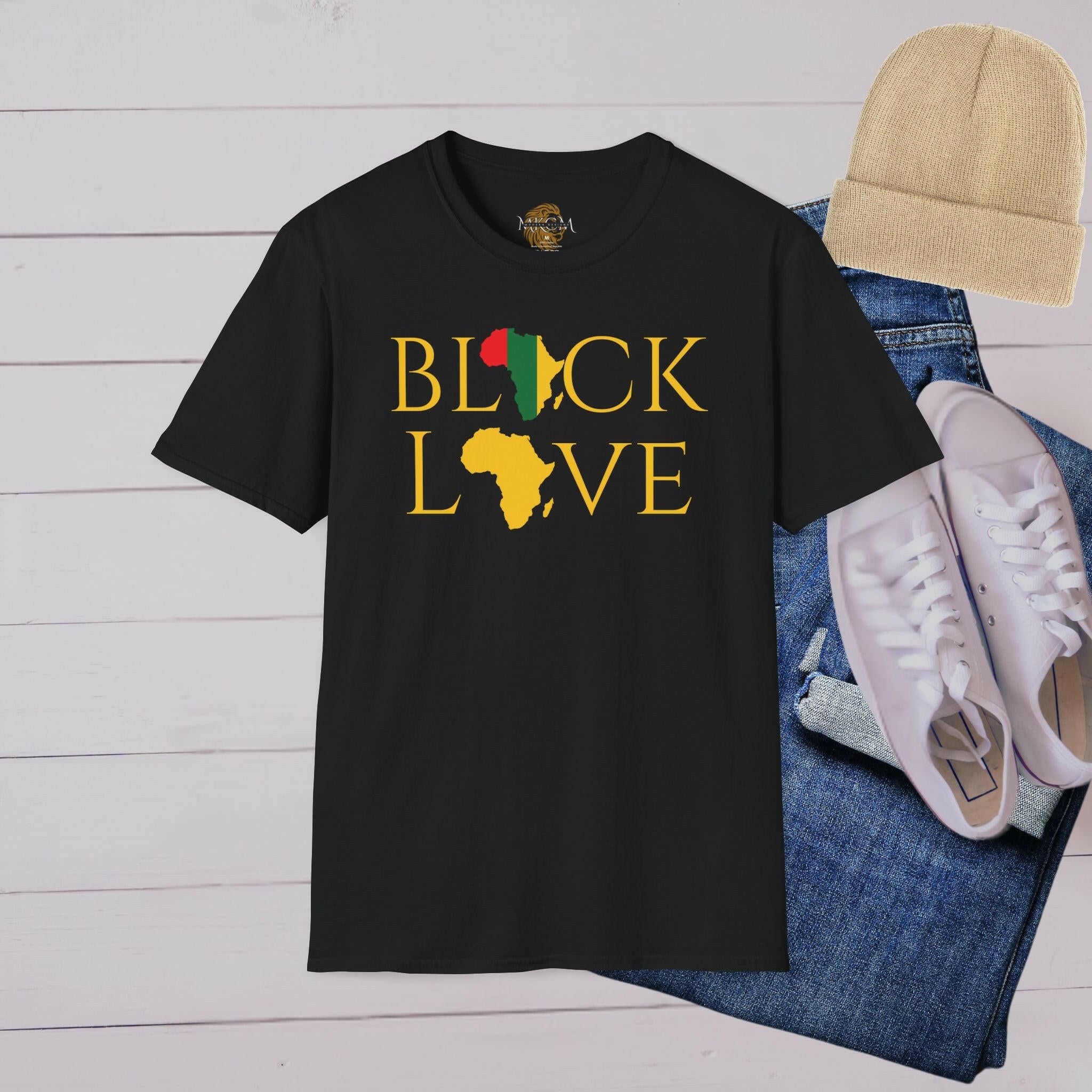 'Black Love' T-Shirt - MKCM Modern Designs