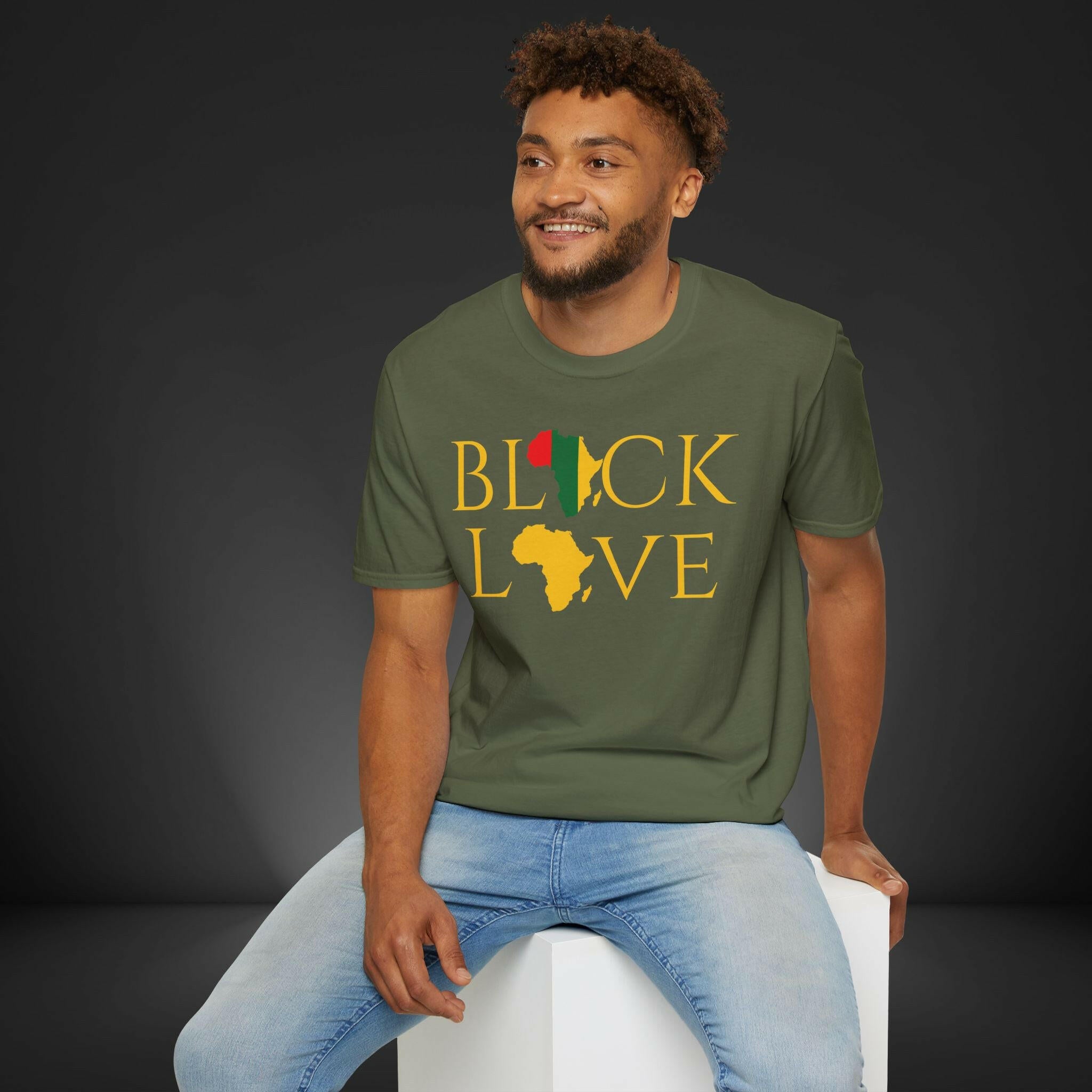 'Black Love' T-Shirt - MKCM Modern Designs